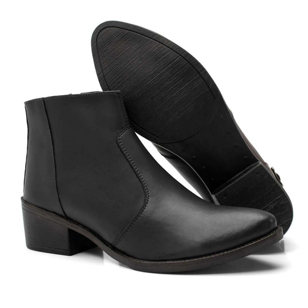 Botinha Preta sem Salto: Onde Comprar | BuscaProdutos