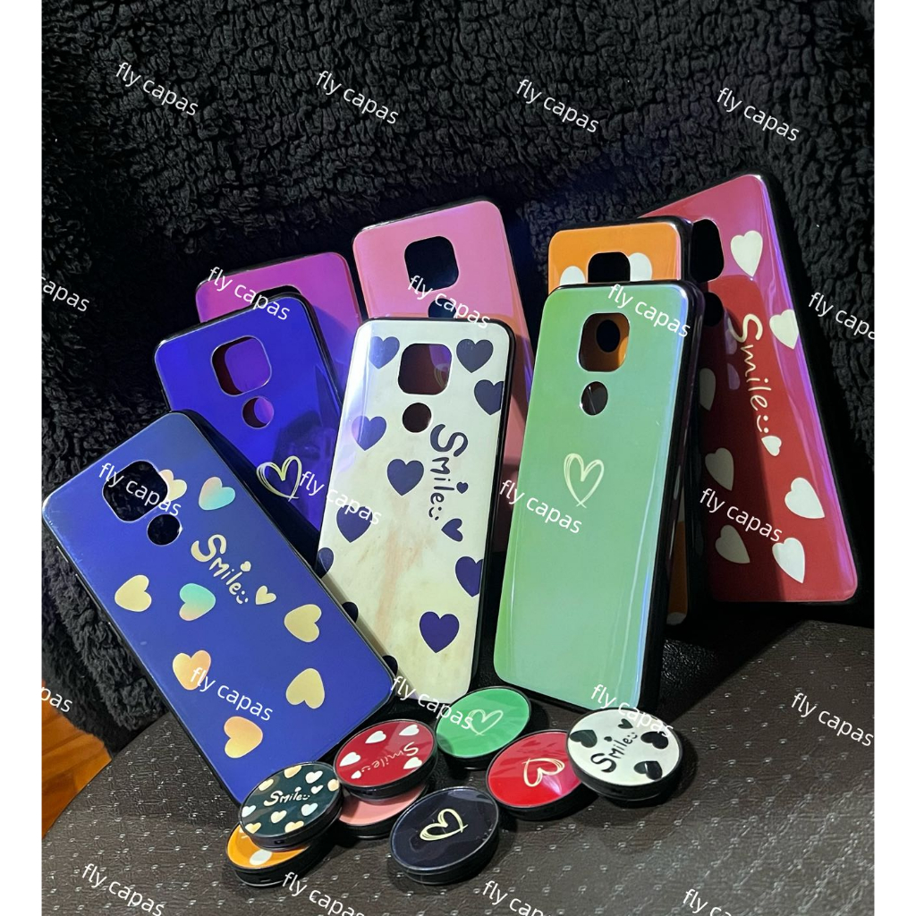 Capinha Silicone Colorido Desenhada,capinha gradiente de cor ，com pop socket para motorola G5,G5S