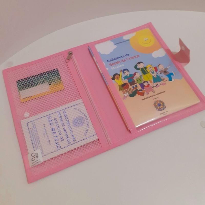 Porta Caderneta de Vacinação Corino