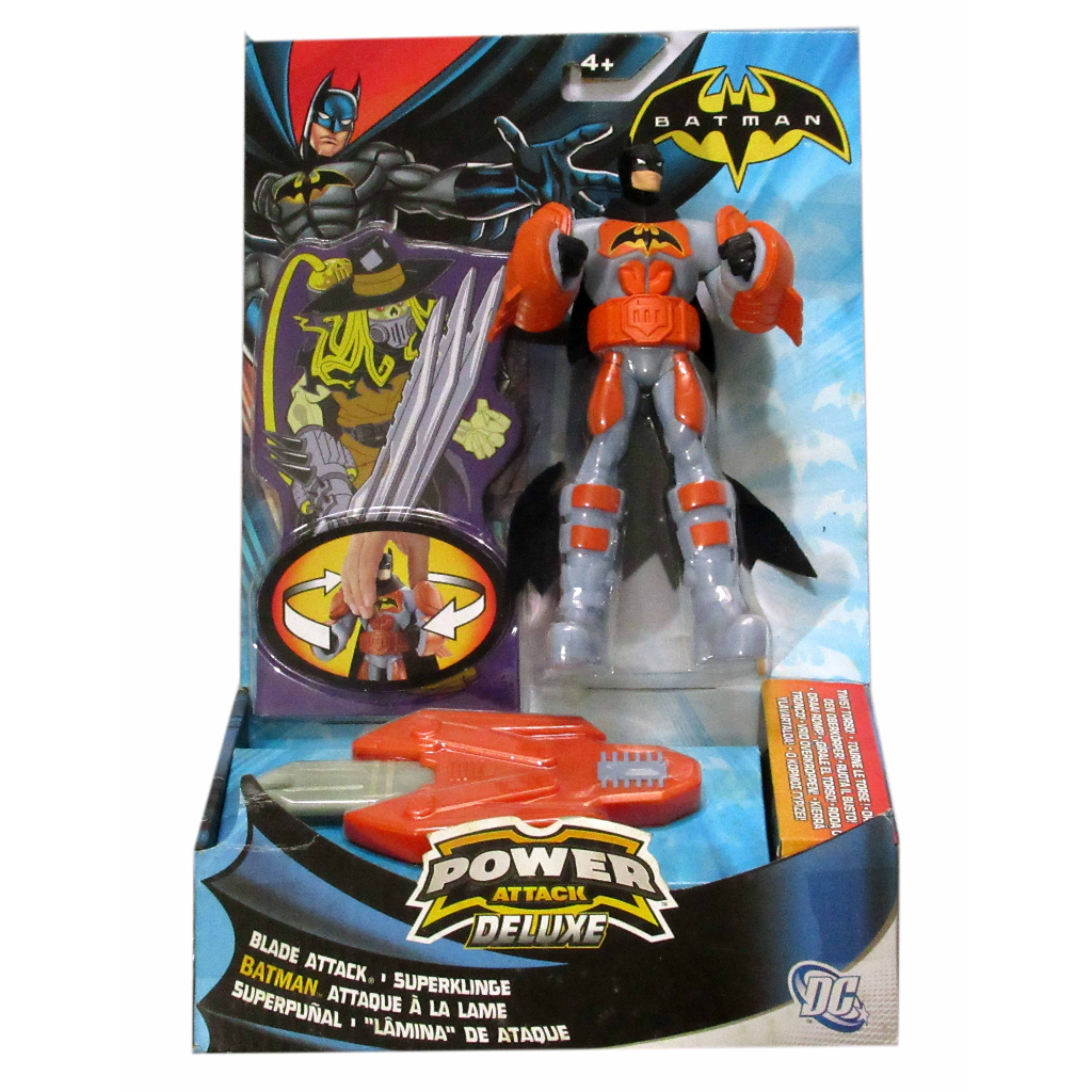 Action Figure Batman Blade Attack Unlimited Power Attack Mattel