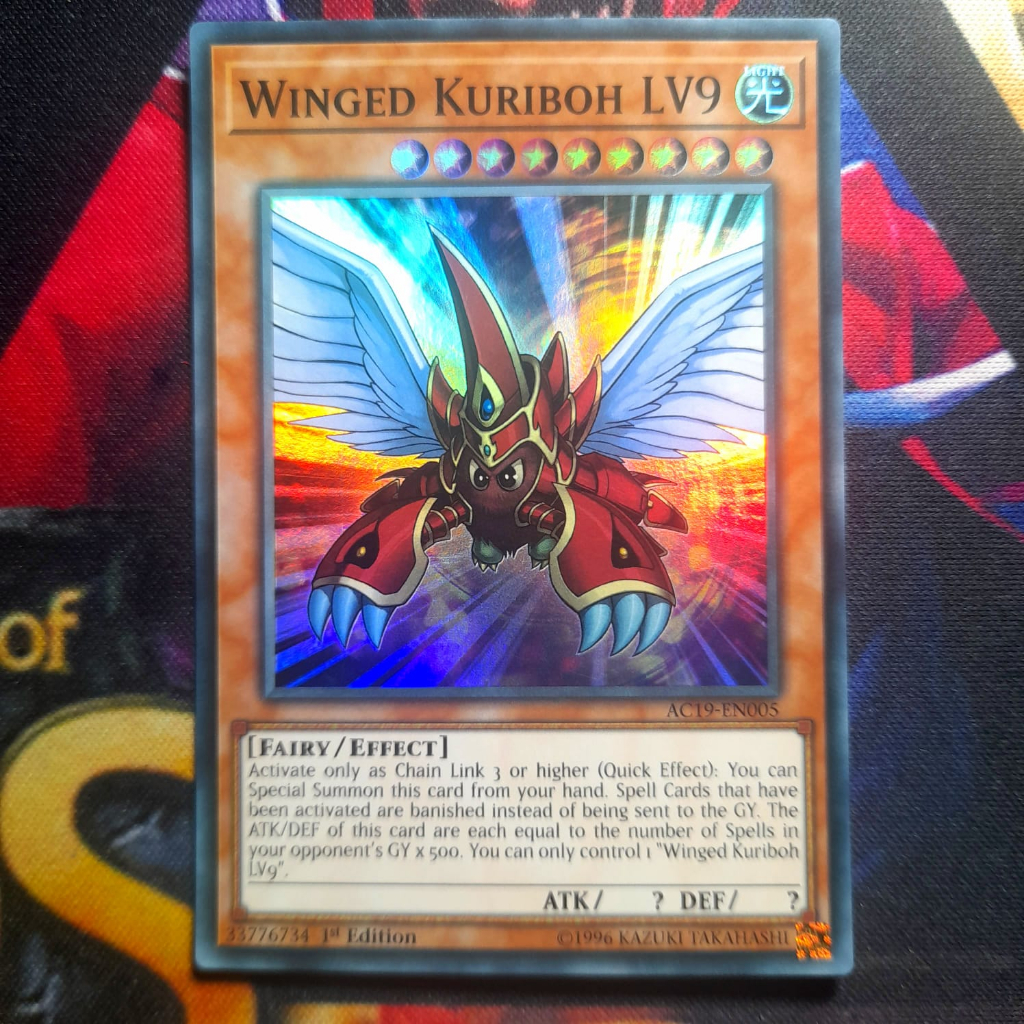 Winged Kuriboh LV9 / Kuriboh Alado LV9 - Super Raro Foil - Original - Yu-gi-oh / Yugioh