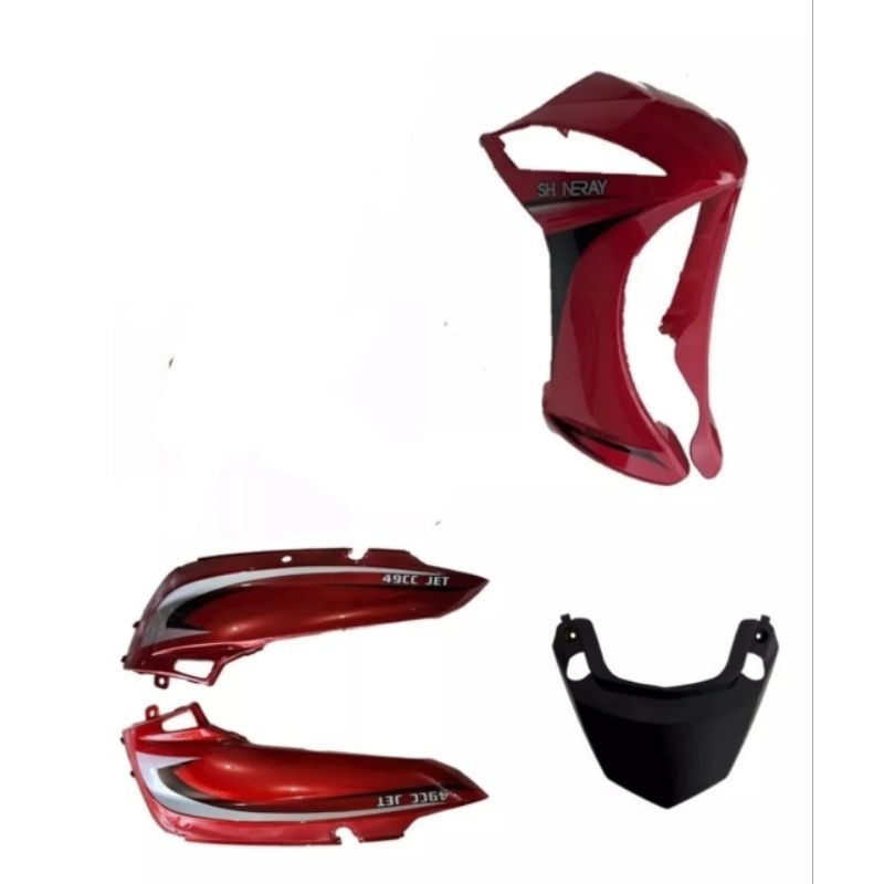Carenagem jet sport 50cc 2012 até 2016 peito e rabetas laterais.