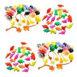 Kit 15 Bicho Cresce Na Água + 15 Geleca Gruda Na parede Brinquedo Infantil Lembrancinha Festa Prenda