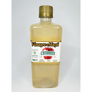 Vinagre de maça 100% orgânico 0.99%acidez 600ml em Oferta na Shopee
