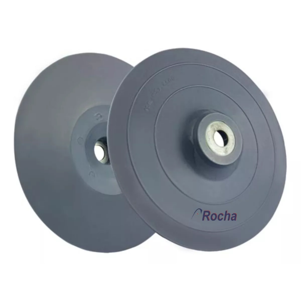 Prato Suporte Para Lixa 180mm Rígido Sem Velcro Base Disco De Lixa 7''
