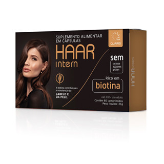 Haar Intern Polivitaminico Para Tratamento Capilar 60 Comprimidos