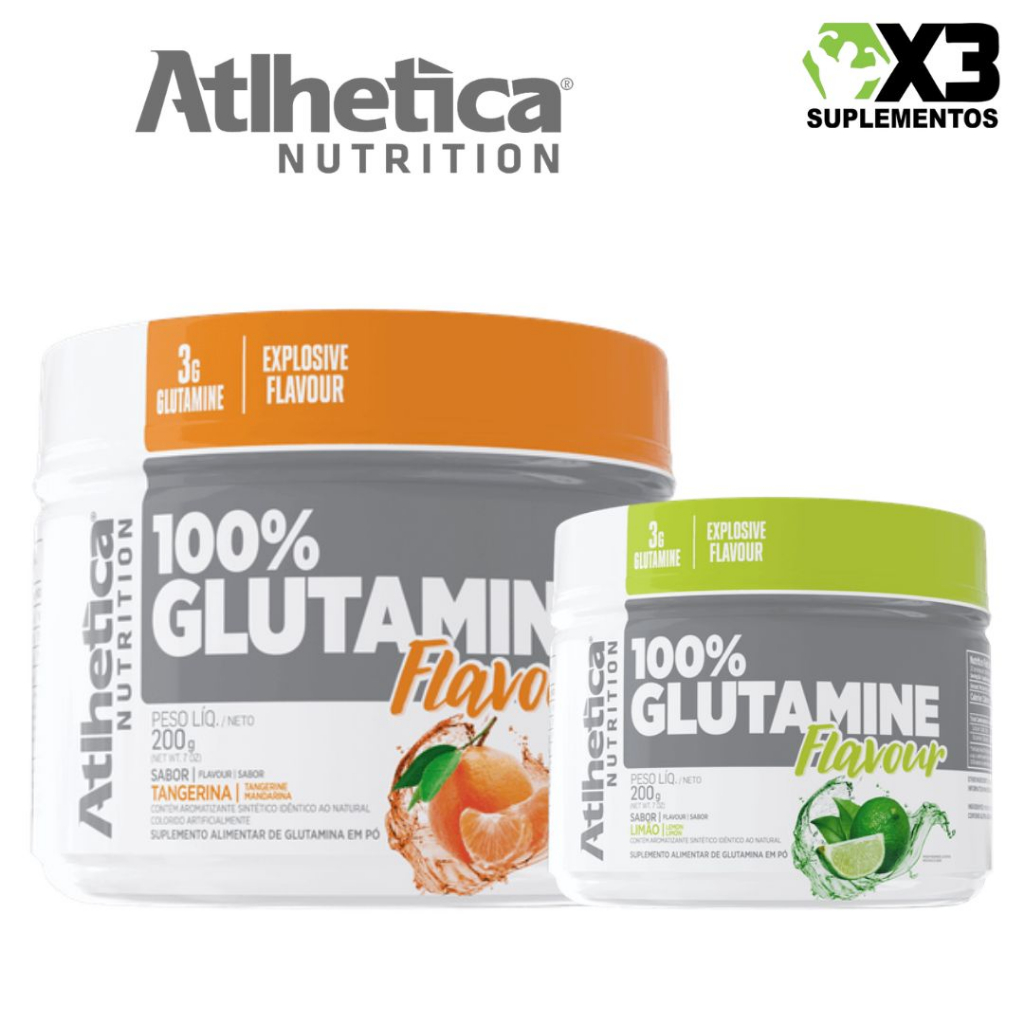 100% Glutamina Flavour (200g) Atlhetica Nutrition