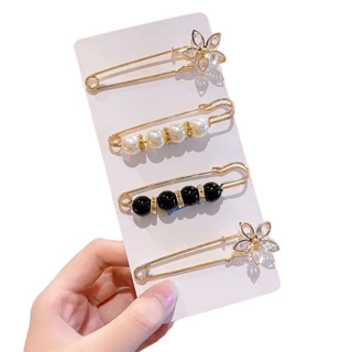 4 Peças Broche Pin Botton Tipo Alfinete Ajuste De Roupas em Oferta na Shopee