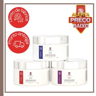 kit Cronograma Hidratação Reconstrução Nutrição 03 unidades 300g ALPHAHALL