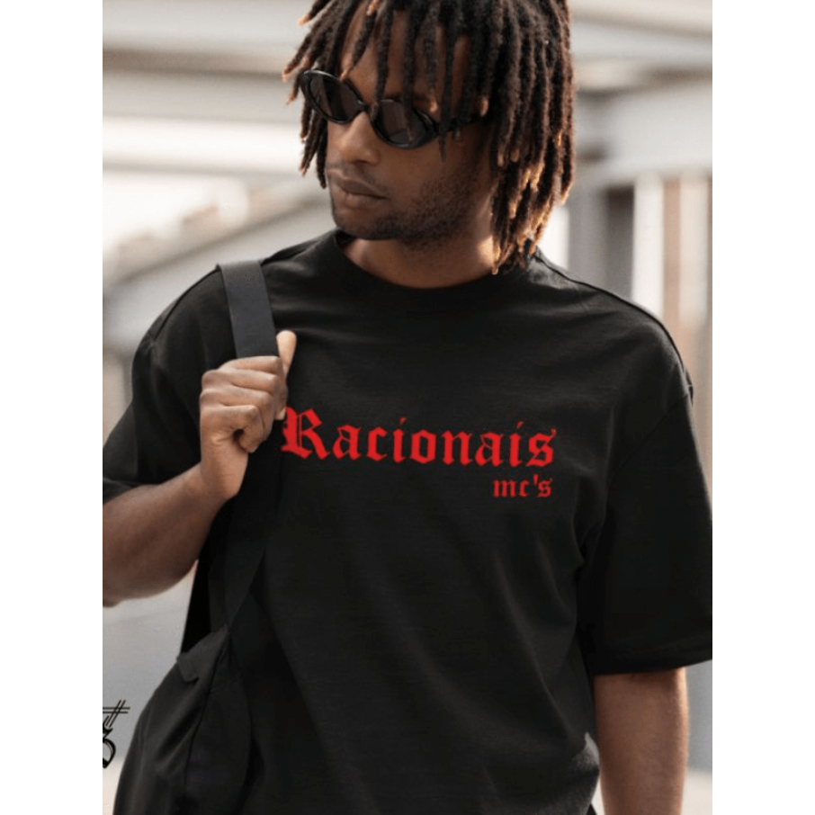Camiseta Racionais MCs Hip Hop Oversized Streetwear Top