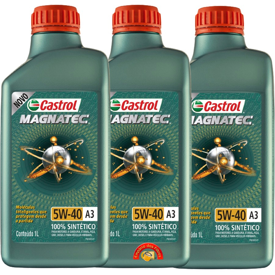 3 Lts Castrol Magnatec 5w40 Sintetico A3B4 API SP