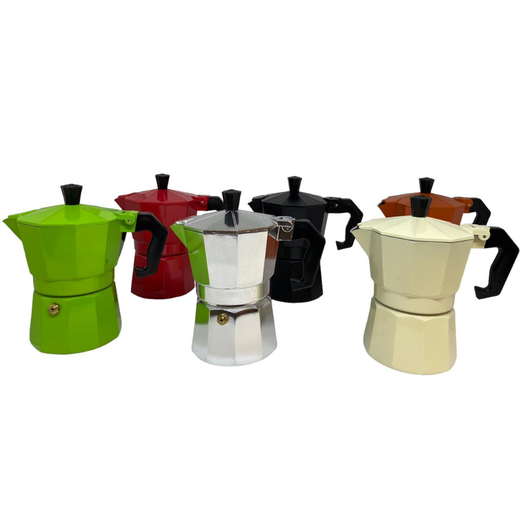 Cafeteira Italiana Inox 150ml 3 Xícaras Café Expresso Chá Manual