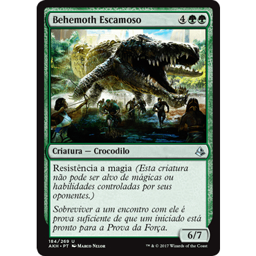 Behemoth Escamoso - - Magic The Gathering em Oferta na Shopee