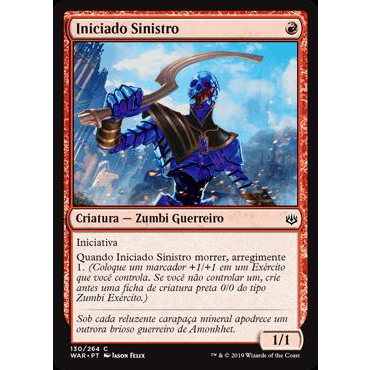 Iniciado Sinistro - Magic The Gathering
