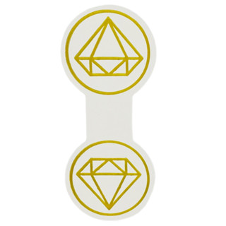 Lacre diamante para sacolas