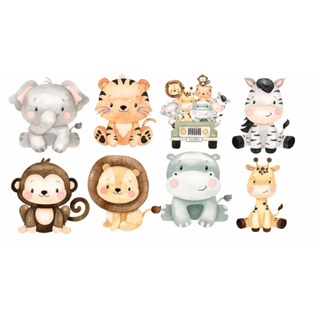 30 Aplique Safari 8cm em Mdf em Oferta na Shopee