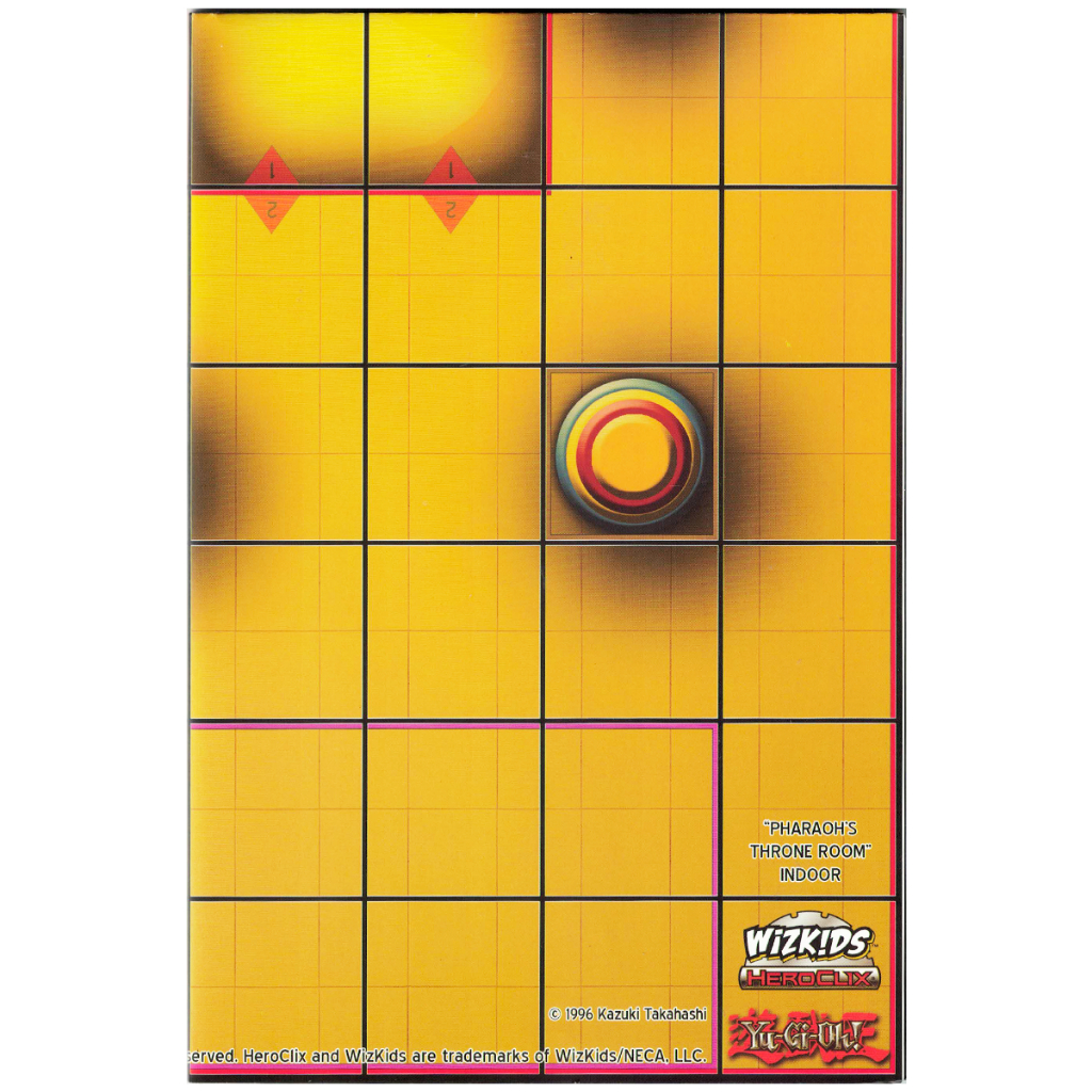Yugioh Heroclix Mapa Room Pharaohs Throne Indor Original Inglês