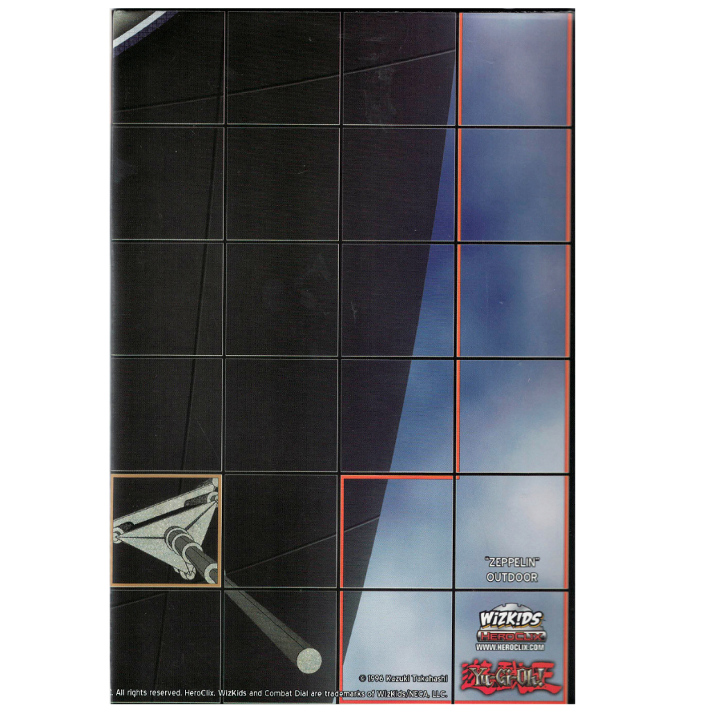 Yugioh Heroclix Mapa Zeppelin Outdoor Original Inglês