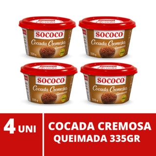 Cocada Cremosa Queimada 335gr Sococo - 4 Unidades