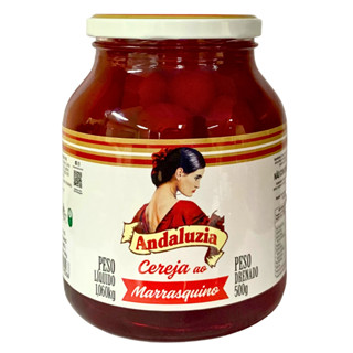 Cereja Premmium em Calda Marrasquino sem Cabo 1,0 Kg
