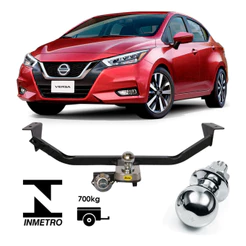 Engate Reboque Fixo Nissan Versa 2011 Até 2022 500kg