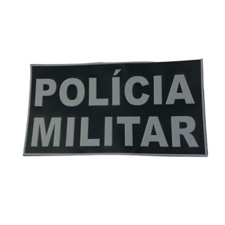 Policia militar Emborrachado Com Velcros