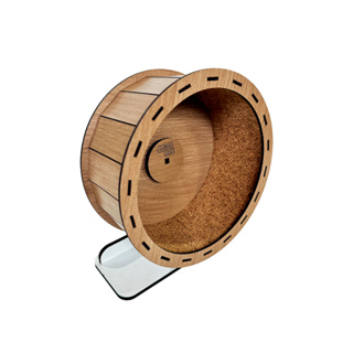 Rodinha 20cm com Suporte para Hamster Roedores Super Silenciosa com Cortiça em Oferta na Shopee