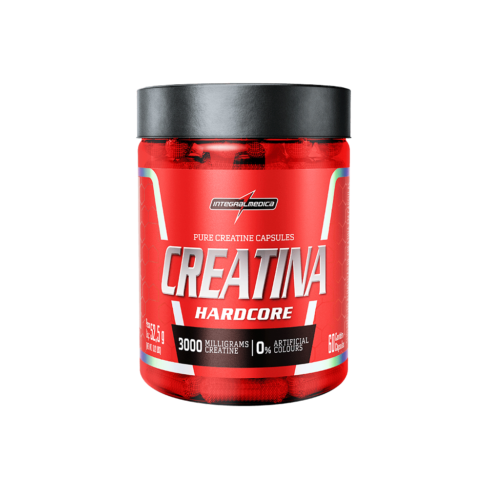 Creatina Hardcore 60 Cápsulas - Integralmedica