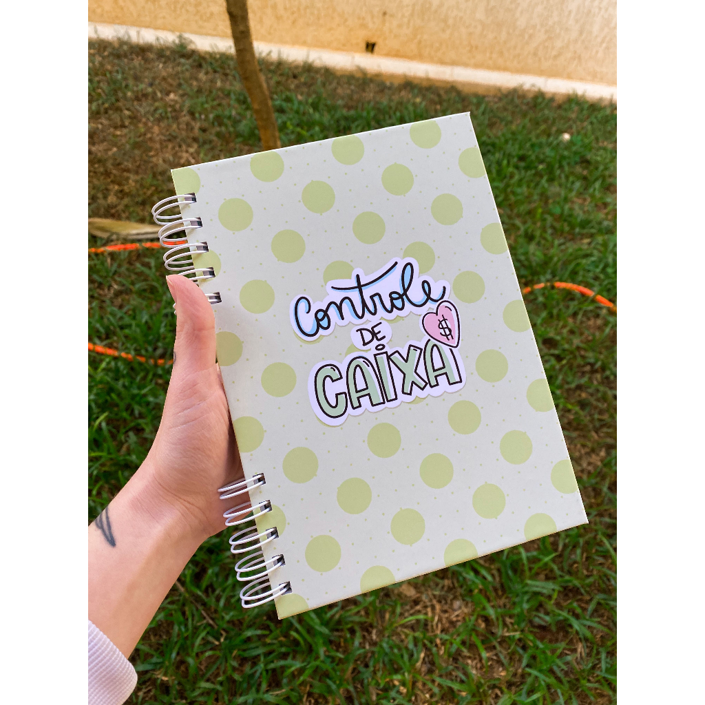 Caderno Financeiro Controle de Caixa - Cute - A5