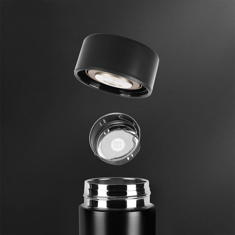 Térmica Inox Inteligente Portátil Led Com Temperatura Sensor Display Quente E Fria