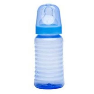 Mamadeira Big Clean Bico orto 340ml Azul - Lolly