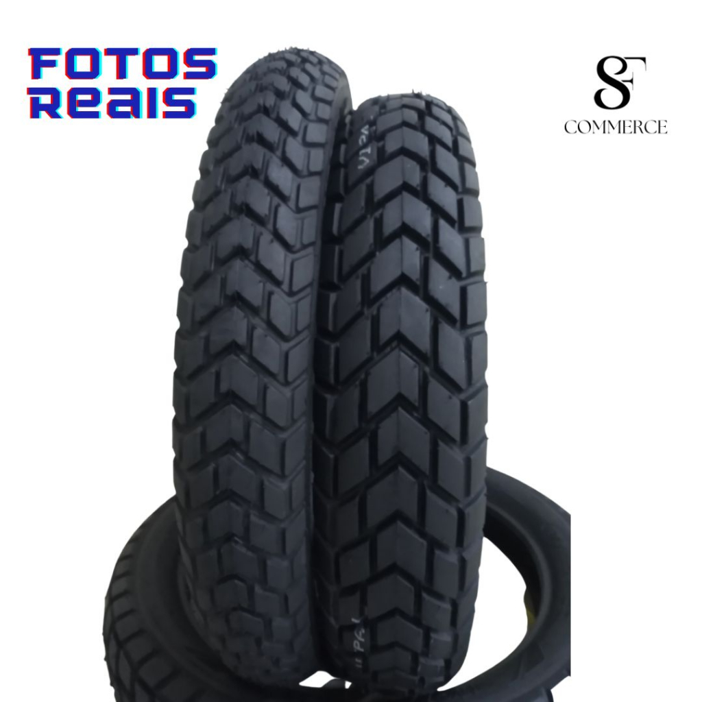 Kit Pneu Motorcycle  110/90-17 E 90/90-19 Viper Bros Xre190