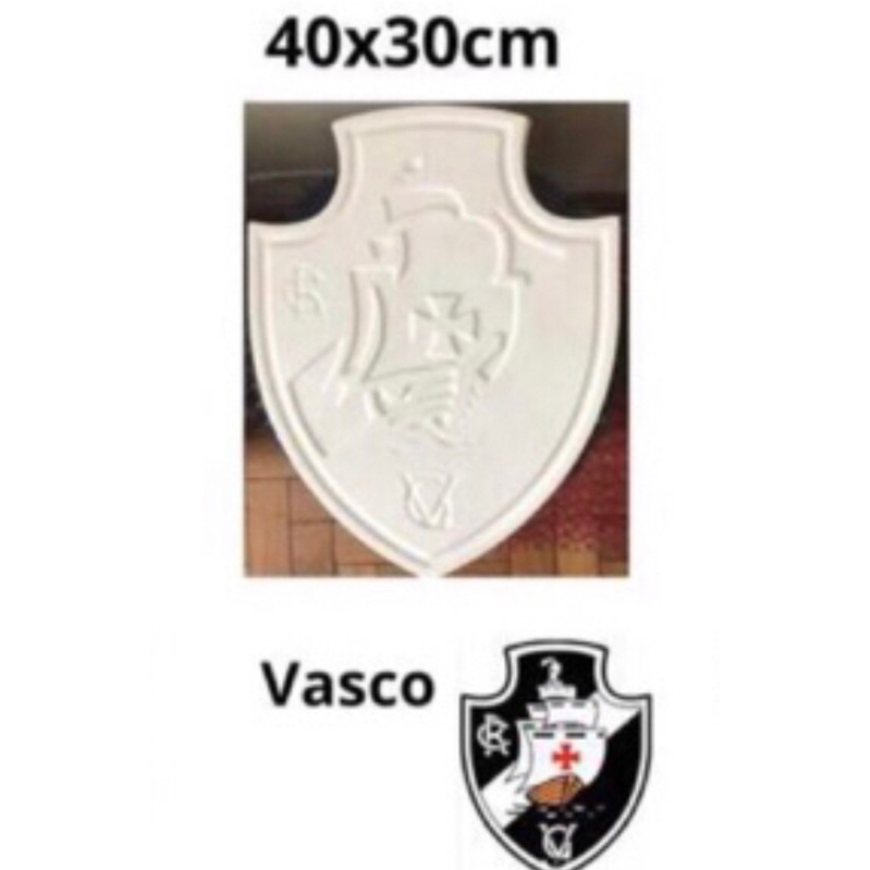 Forma/Molde Time Abs 3d - Brasão Escudo Vasco Da Gama