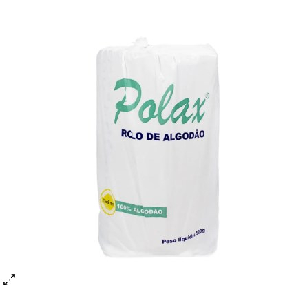 Algodão Hidrófilo 500g para Higiene Hospitalar e Antissepsia de Alta Qualidade Polax