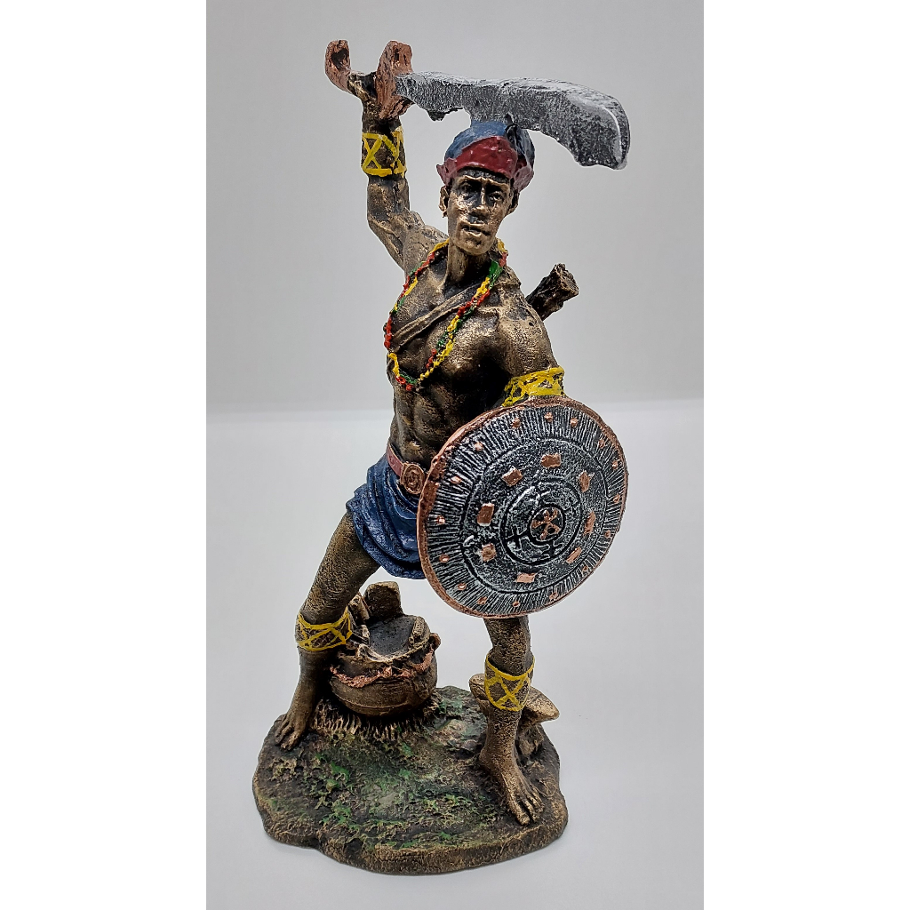 Imagem Ogum Orixá 23cm em Oferta na Shopee