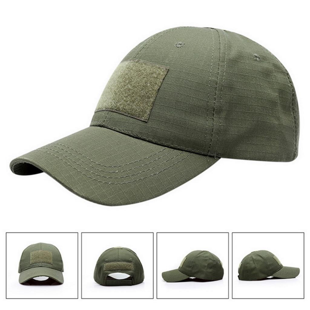 Boné Tático Militar Cores Airsoft Operador Real Camping Caça E Pesca - Verde Militar ( Oliva )