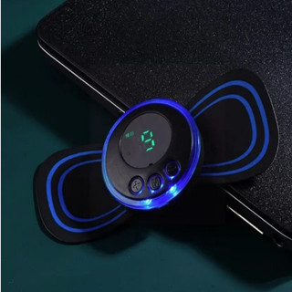 Mini Massageado Elétrico Portátil EMS Alivia Dores Corpo Pescoço