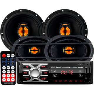 Kit Som Automotivo Bluetooth Auto Falante Jb Flex 6 + 6x9 em Oferta na Shopee