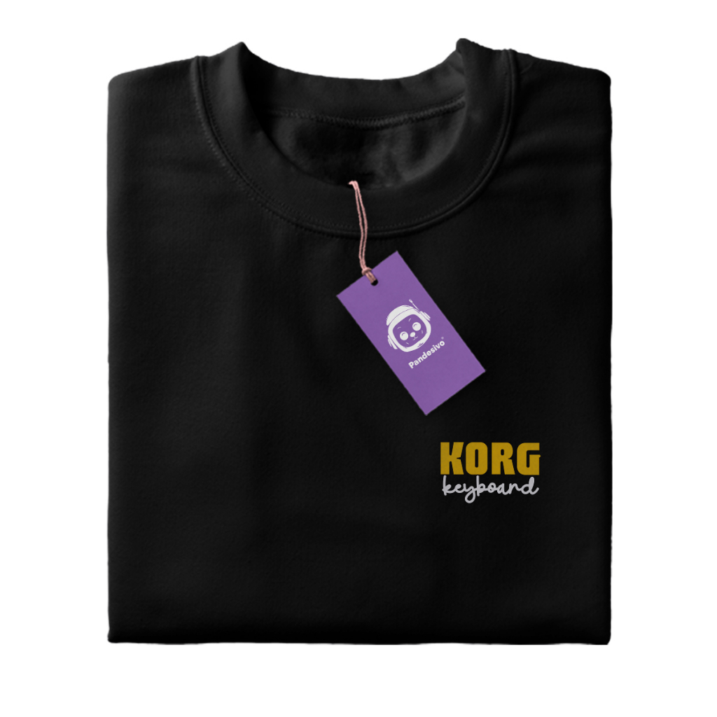 Camiseta Camisa Korg Teclado Arranjador Piano Digital