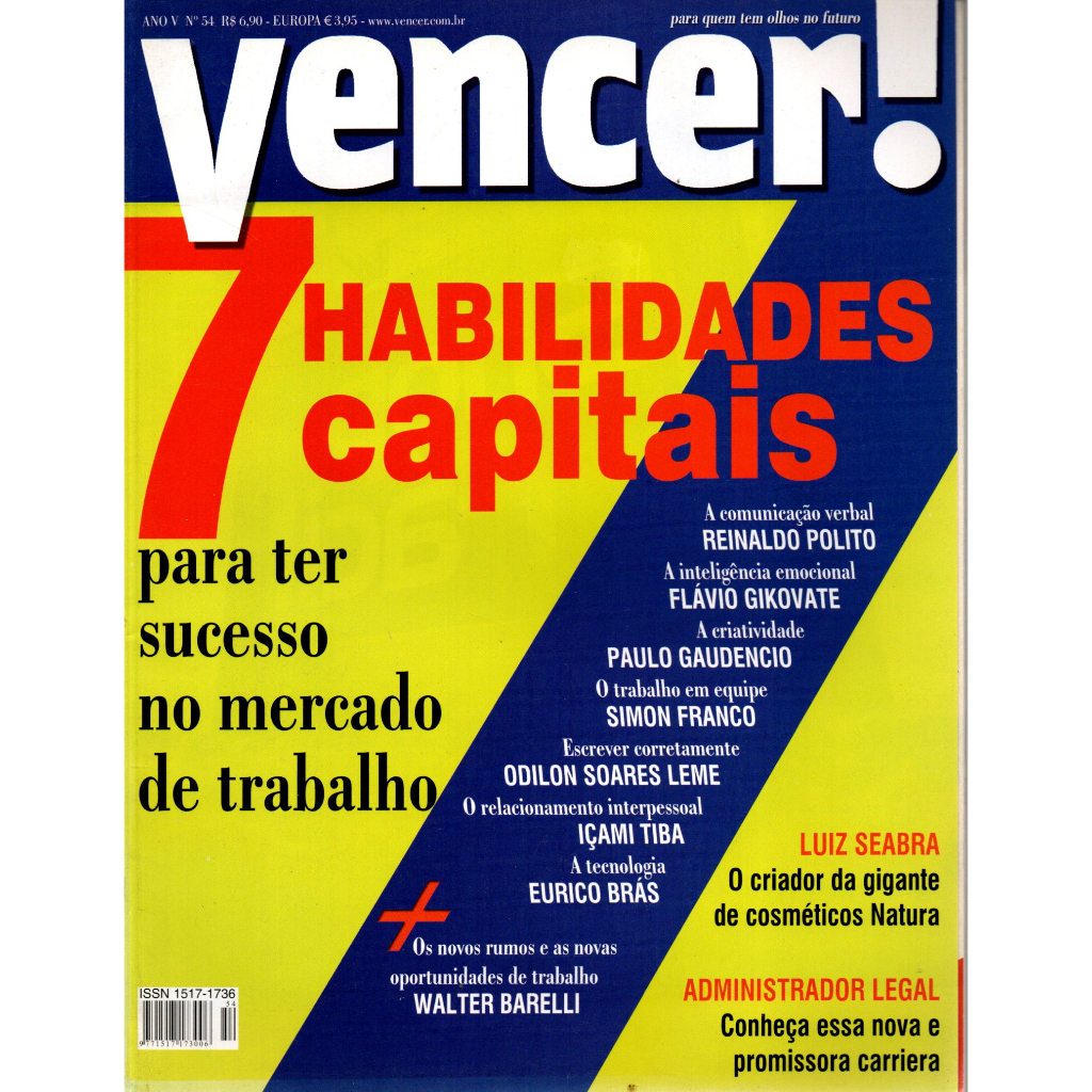 Revista Vencer! Ano 5, Nº 54, 7 Habilidades Capitais