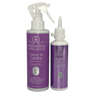 Kit Capilar Melanina Phallebeauty em Oferta na Shopee