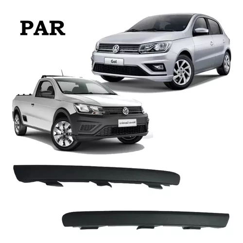 Friso Parachoque Dianteiro Gol e Voyage G8 18/23 Saveiro G7 17/ - PAR ou UNIDADE