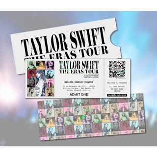 Ingresso Colecionável Personalizado Taylor Swift - The Eras Tour