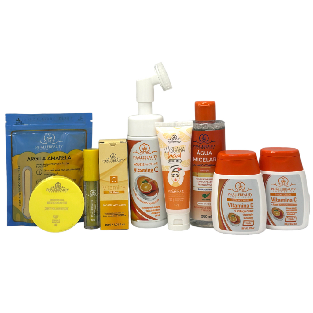 Kit Vitamina C 9 Itens Phallebeauty