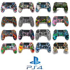 Capa de Silicone Especial para Controle Ps4 Case Proteção Dualshock Playstation Estampada