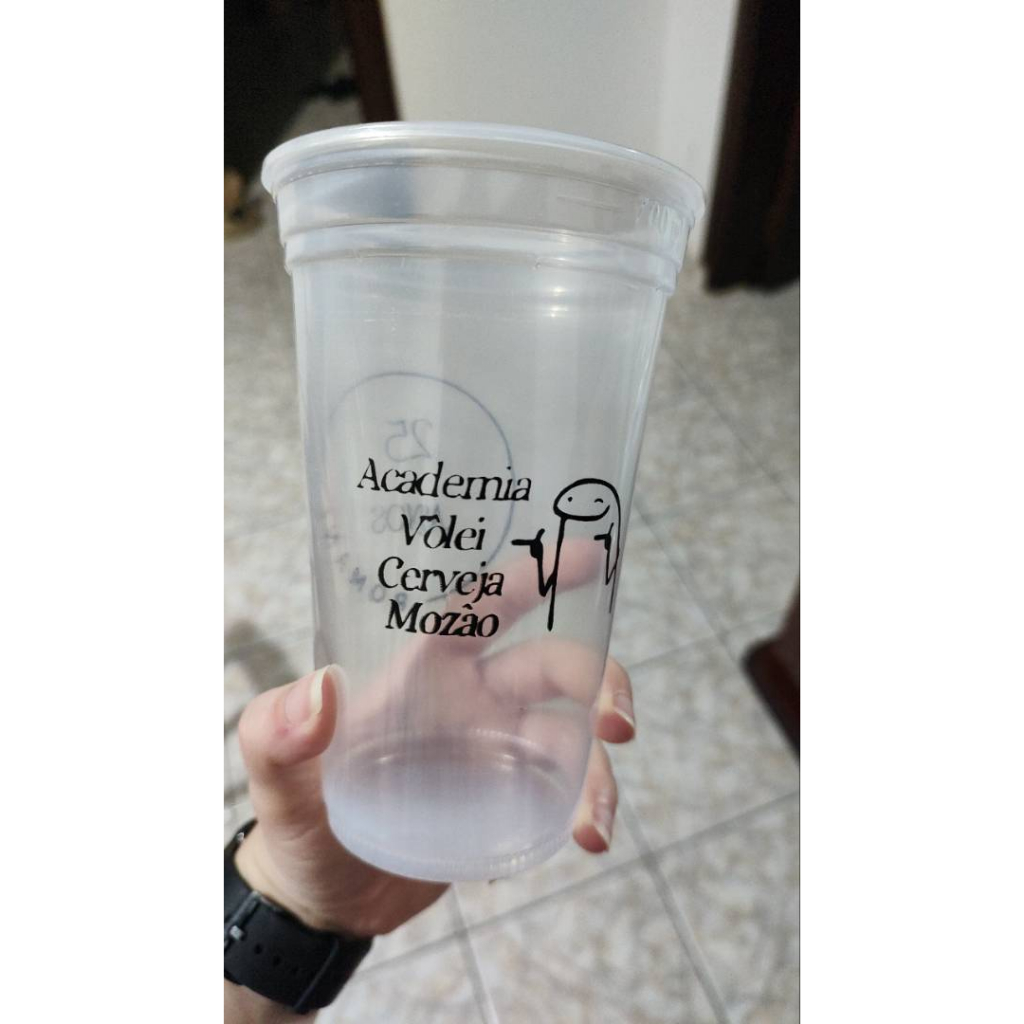 100 Copos descartáveis personalizados 300, 400, 500 e 700ml
