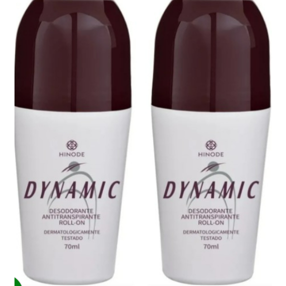2 Unidades Desodorante Dynamic Roll On 70ml Hinode