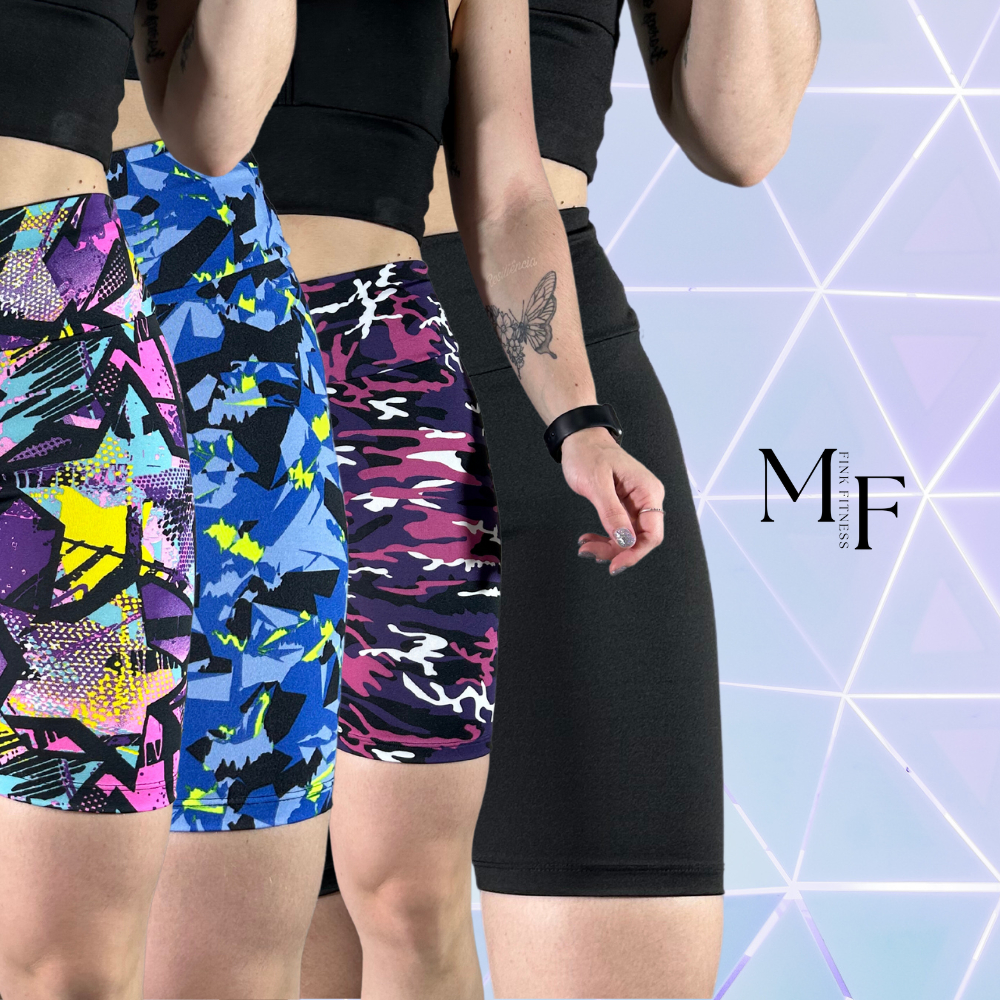 Kit 5 Bermudas Academia Feminina Shorts Comprido Estampado