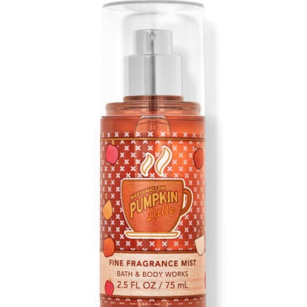 Bath & Body Works Marshmallow Pumpkin Latte Perfume Corporal Travel size