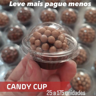 KIT Embalagem para brigadeiro individual FLIP CANDY CUP em Oferta na Shopee